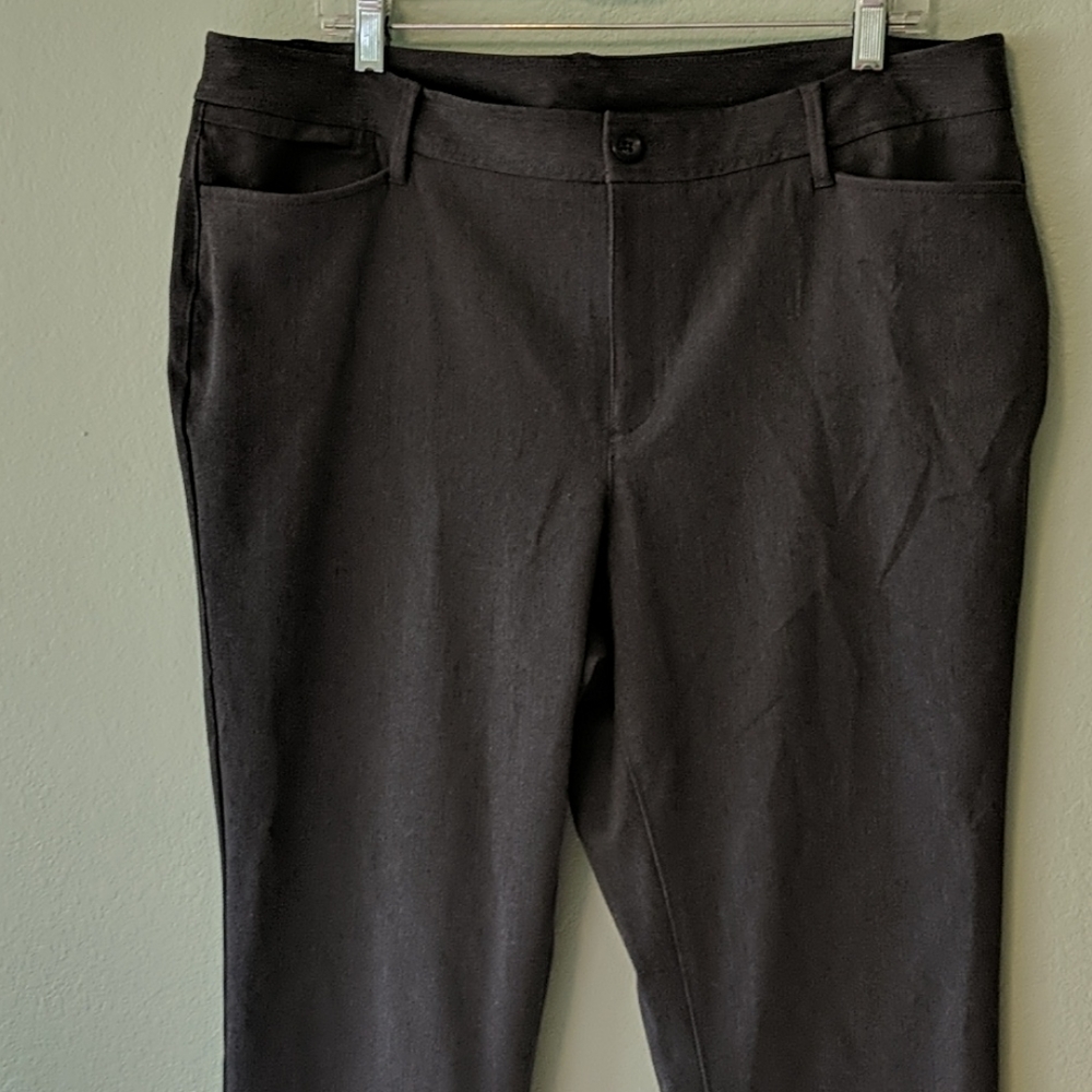 Eddie Bauer Grey Dress Pants 16 Tall